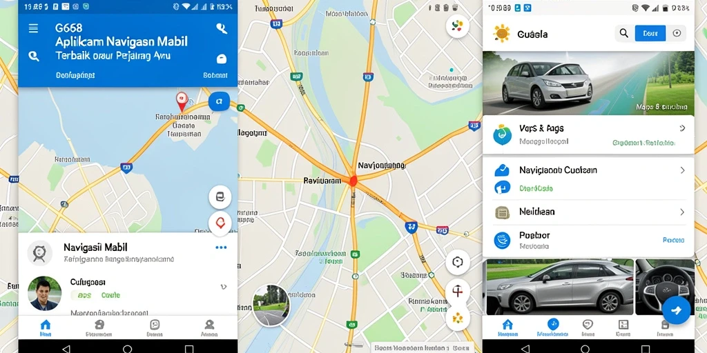 Antarmuka intuitif G668 menampilkan fungsi navigasi mobil yang efisien.