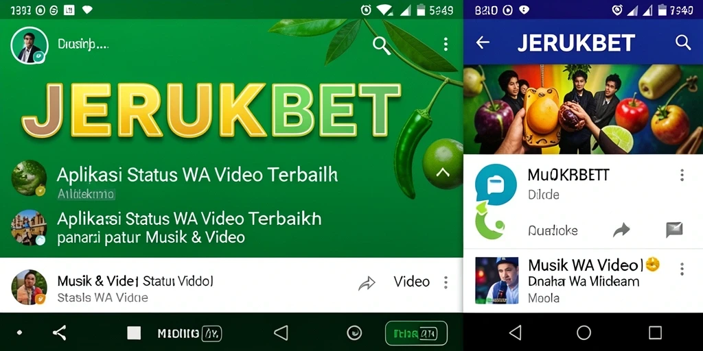Antarmuka aplikasi JERUKBET yang menarik dan mudah digunakan.