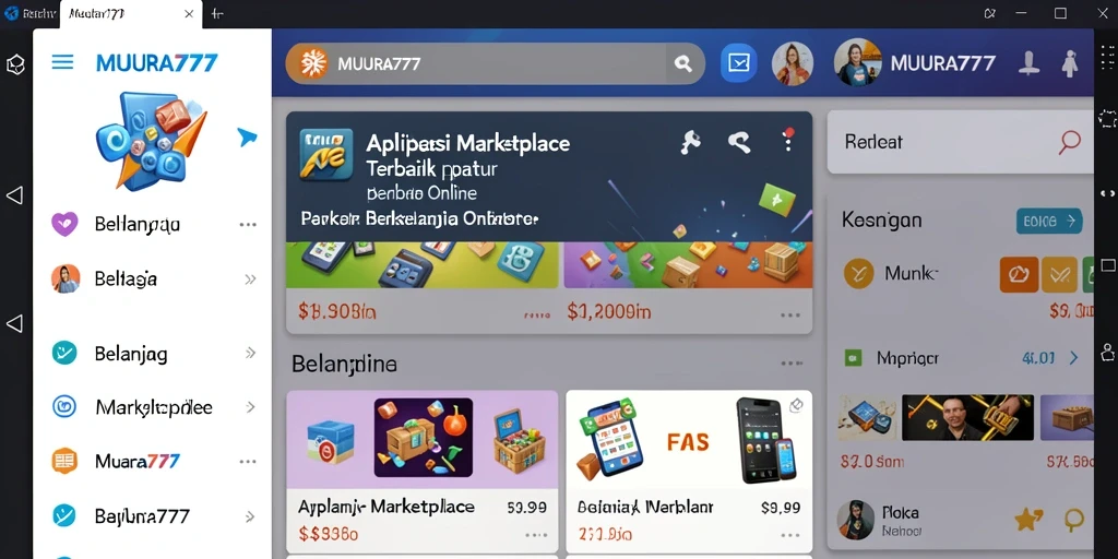 Antarmuka aplikasi MUARA777 yang menarik dan mudah digunakan.