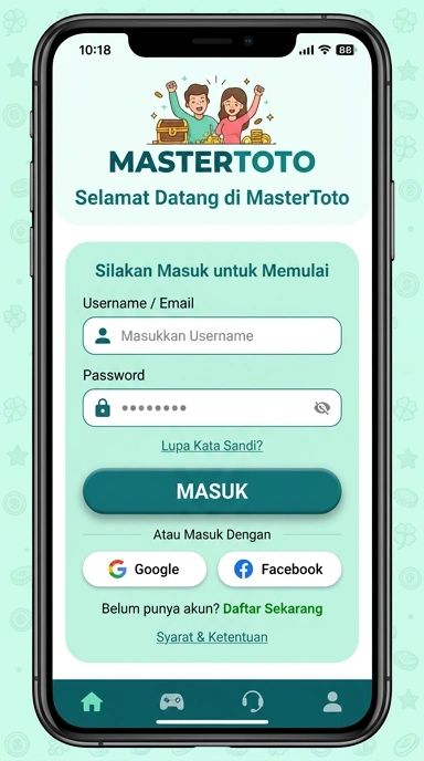Masuk Akun mastertoto untuk Pengguna Android Indonesia